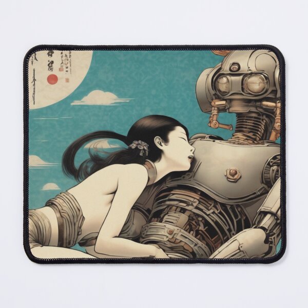Item preview, Robot Shunga Imitation Japanese Erotica #68 designed and sold by NickWhittleArt.