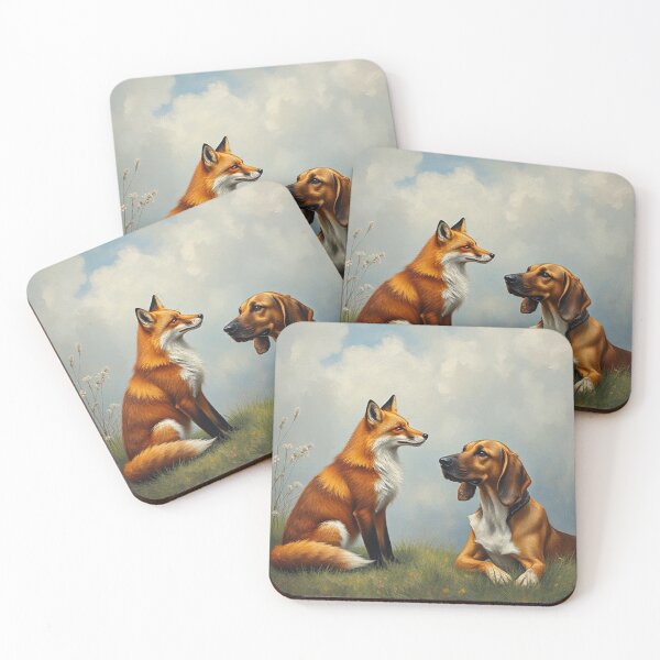 Item preview, Fox and hound  designed and sold by Terry Collett.
