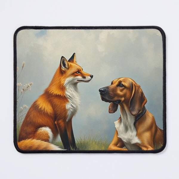 Item preview, Fox and hound designed and sold by Terry Collett.