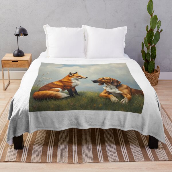 Item preview, Fox and hound designed and sold by Terry Collett.