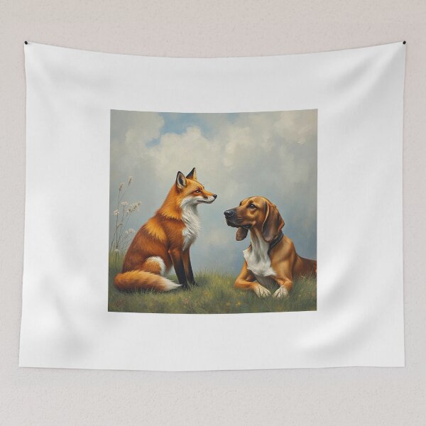 Item preview, Fox and hound  designed and sold by Terry Collett.
