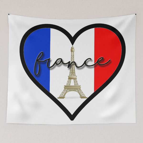 Item preview, French Paris Eiffel Tower Heart designed and sold by megandjack.