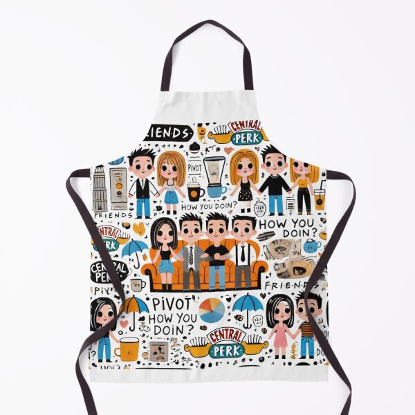 Item preview, Friends TV Show - Iconic Moments Doodle Art designed and sold by EllsLittleStore.