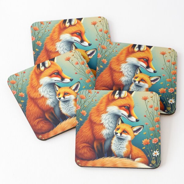 Item preview, Mother Fox designed and sold by TheHuskyHouse.