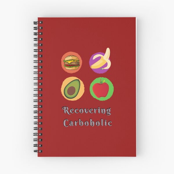Item preview, Recovering Carboholic – Hamburger Banana Avocado Food Humor Art designed and sold by Zakrytos ★★★★★.