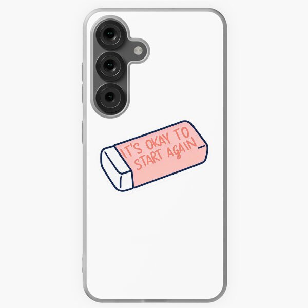 Item preview, It's Okay to Start Again Eraser designed and sold by bekahshenry.