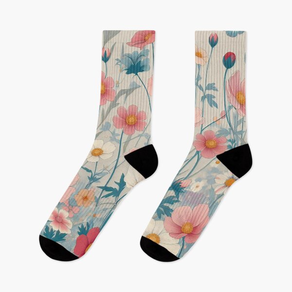 Item preview, Lowkey Pastel Colour Flowers Garden designed and sold by Bentenya.