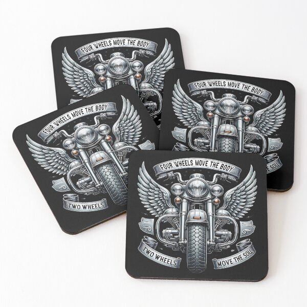Item preview, Ride with Soul – Winged Motorcycle Art designed and sold by Margival.
