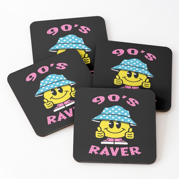 Item preview, 90s Raver Smiley Face Retro Design designed and sold by JesterKrewArt.