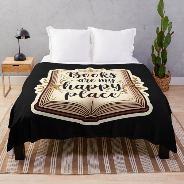Item preview, Books Are My Happy Place – Cozy & Literary-Inspired designed and sold by zoughlal.