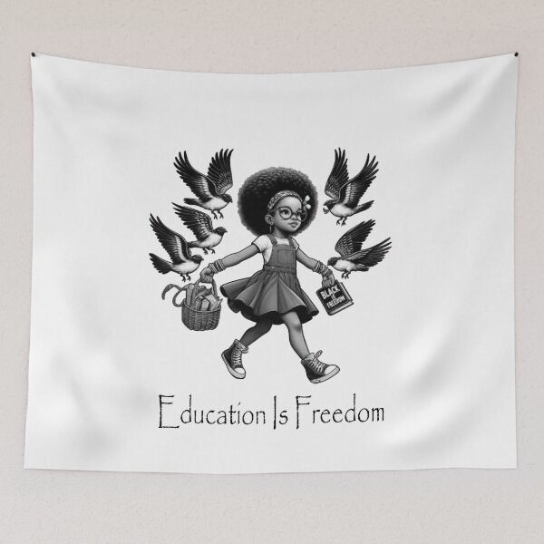 Item preview, Black History Teacher Education Is Freedom Nice Afro Women Gift designed and sold by Creat-Des.