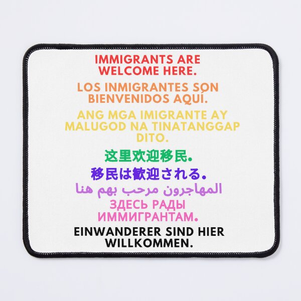 Item preview, immigrants are welcome here designed and sold by menheraaudino.