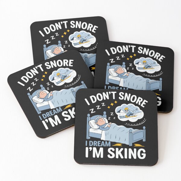 Item preview, I Don't Snore I Dream I'm Skiing | Funny Ski Lover designed and sold by tmerchtrends.