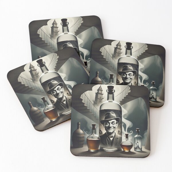 Item preview, Surrealist Bootlegger – A Dreamlike Vision of the Prohibition Era designed and sold by AI-Syn-Pro.