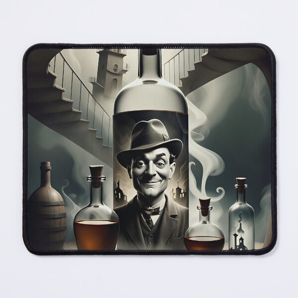 Item preview, Surrealist Bootlegger – A Dreamlike Vision of the Prohibition Era designed and sold by AI-Syn-Pro.