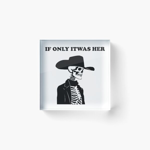 Item preview, Lone Cowboy Skeleton - If Only It Was Her designed and sold by -DEEWOLF-.