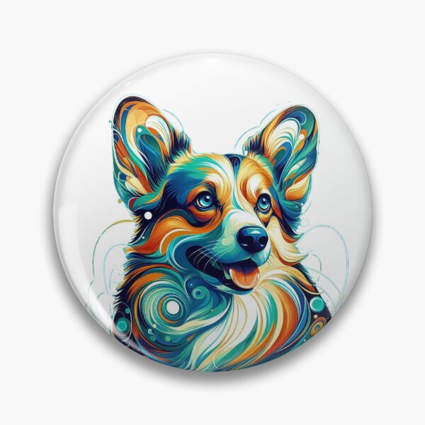 Item preview, Perro Corgi Galés Swirly Whirly Happy Cardigan designed and sold by Comicalcreation.