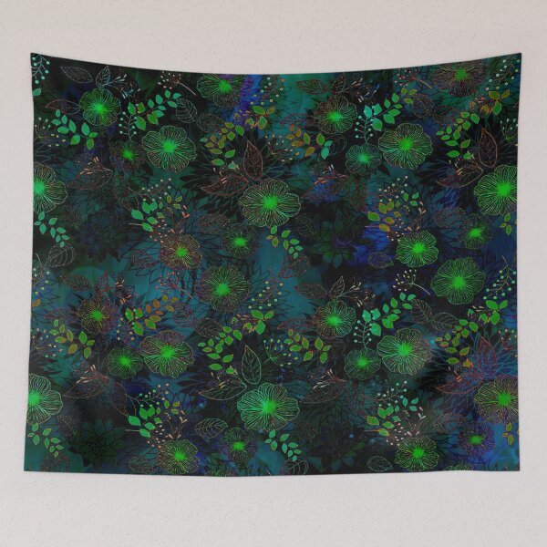 Item preview, Flower pattern is a very colorful pattern           designed and sold by Tokha - Artwork.