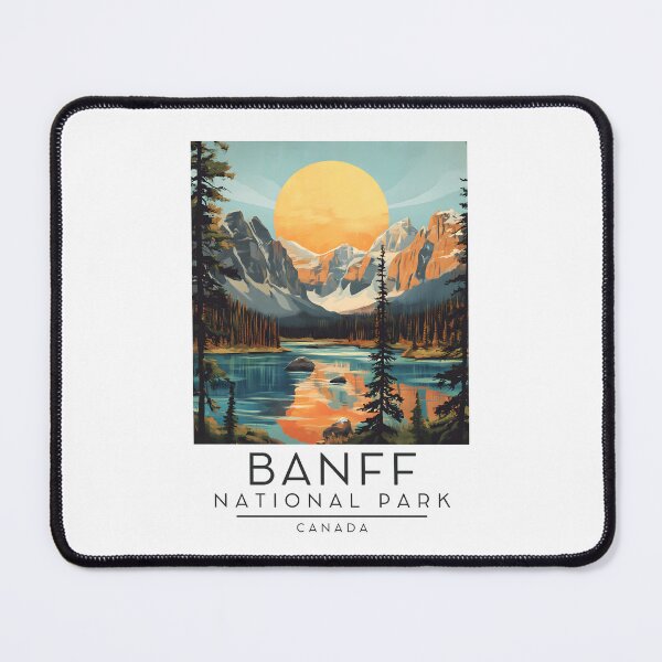 Item preview, A Vintage Travel Poster of Banff National Park - Canada designed and sold by GoodOldVintage.