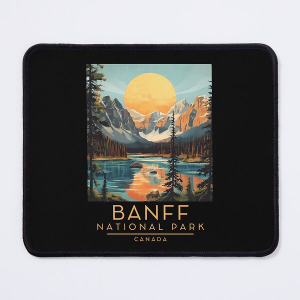 Item preview, A Vintage Travel Poster of Banff National Park - Canada designed and sold by GoodOldVintage.