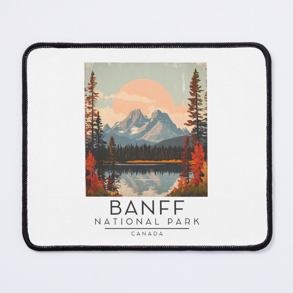Item preview, A Vintage Travel Poster of Banff National Park - Canada  designed and sold by GoodOldVintage.