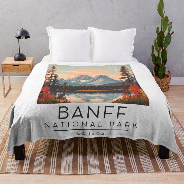 Item preview, A Vintage Travel Poster of Banff National Park - Canada  designed and sold by GoodOldVintage.