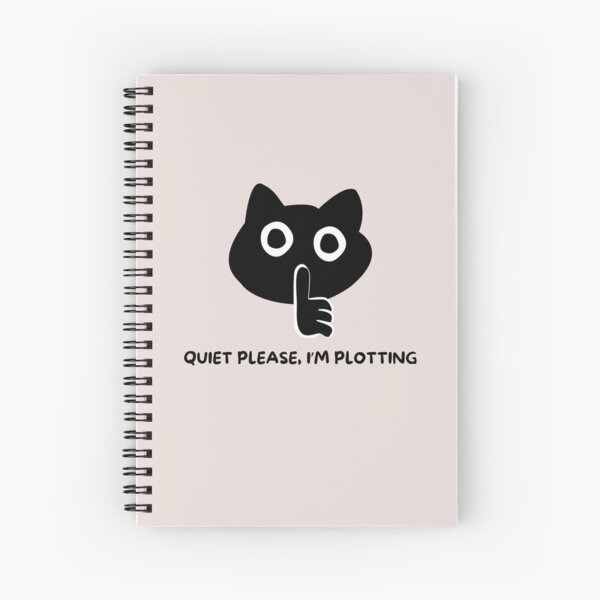 Item preview, Quiet Please, I'm Plotting designed and sold by TheRewrite.