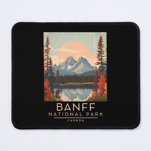 Item preview, A Vintage Travel Poster of Banff National Park - Canada designed and sold by GoodOldVintage.