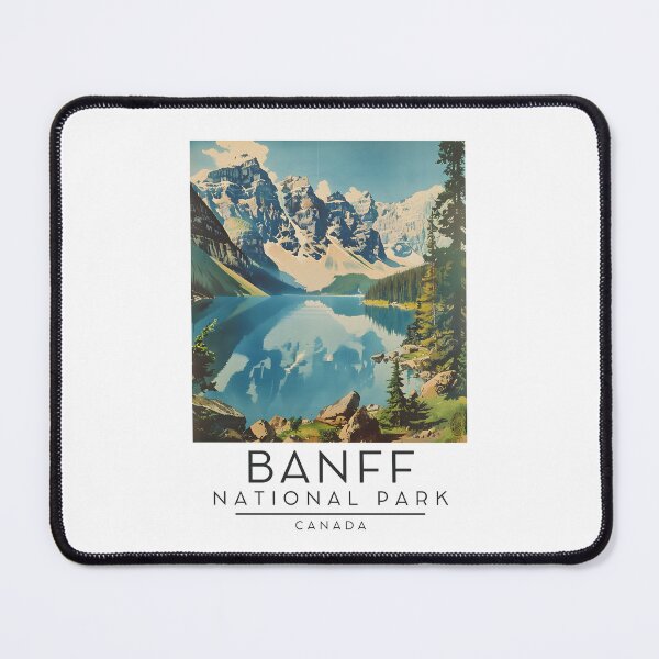 Item preview, A Vintage Travel Poster of Banff National Park - Canada designed and sold by GoodOldVintage.