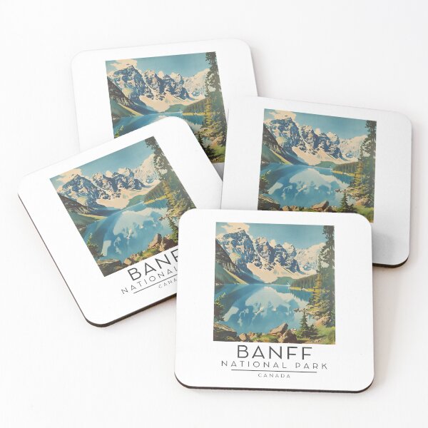 Item preview, A Vintage Travel Poster of Banff National Park - Canada  designed and sold by GoodOldVintage.