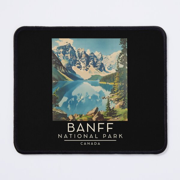 Item preview, A Vintage Travel Poster of Banff National Park - Canada designed and sold by GoodOldVintage.