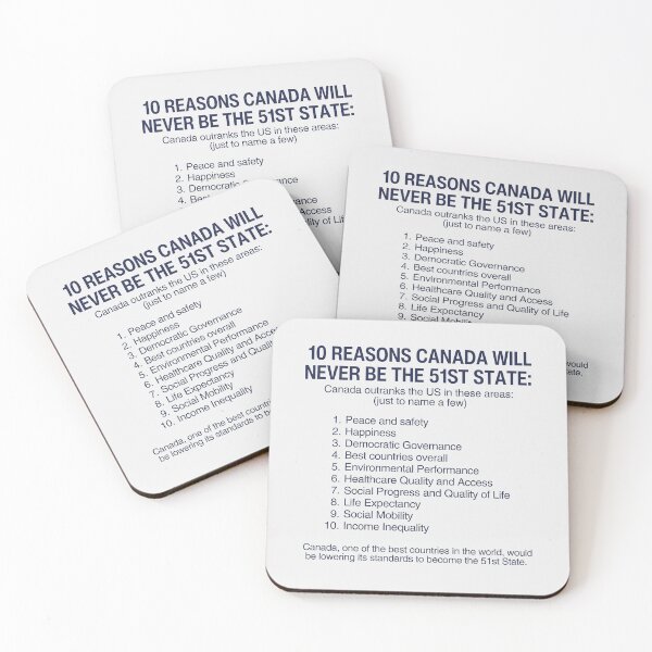 Item preview, 51st State 10 Reasons Canada Is Better designed and sold by HowToCanadian.