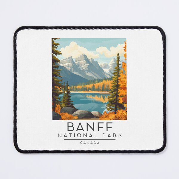 Item preview, A Vintage Travel Poster of Banff National Park - Canada designed and sold by GoodOldVintage.
