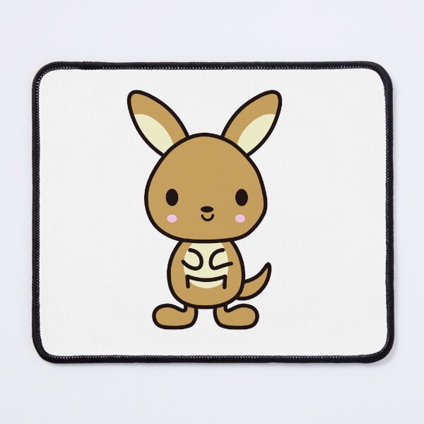 Item preview, Cute Kangaroo Design Kawaii Art designed and sold by mariekawaii.