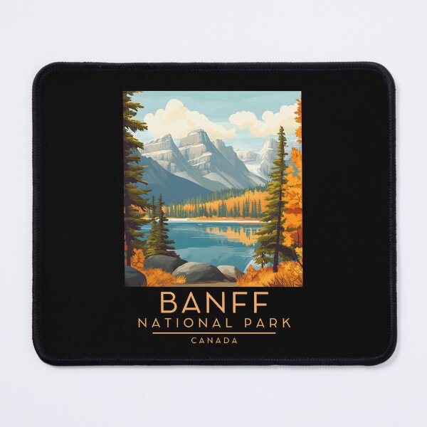 Item preview, A Vintage Travel Poster of Banff National Park - Canada designed and sold by GoodOldVintage.