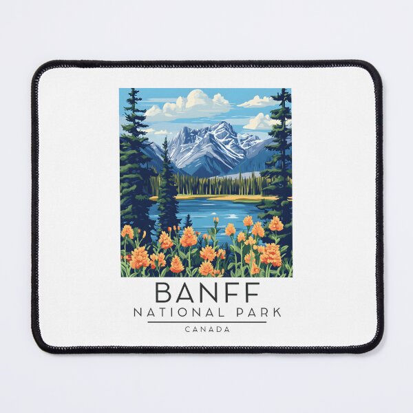 Item preview, A Vintage Travel Poster of Banff National Park - Canada  designed and sold by GoodOldVintage.