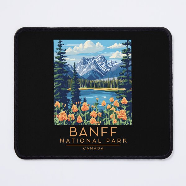 Item preview, A Vintage Travel Poster of Banff National Park - Canada  designed and sold by GoodOldVintage.