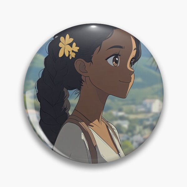 Item preview, Mauritian woman | Anime style designed and sold by ComicsFactory.
