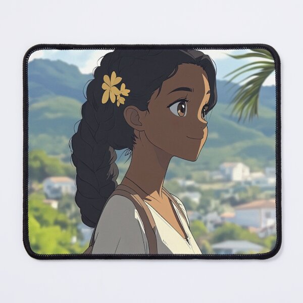 Item preview, Mauritian woman | Anime style designed and sold by ComicsFactory.