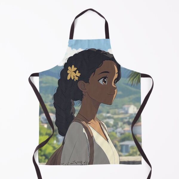 Item preview, Mauritian woman | Anime style designed and sold by ComicsFactory.