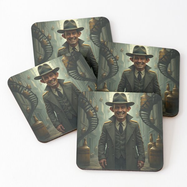 Item preview, Copy of Surrealist Bootlegger – A Dreamlike Vision of the Prohibition Era designed and sold by AI-Syn-Pro.
