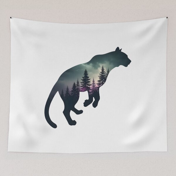 Item preview, Leaping Mountain Lion designed and sold by PlanetMarker.