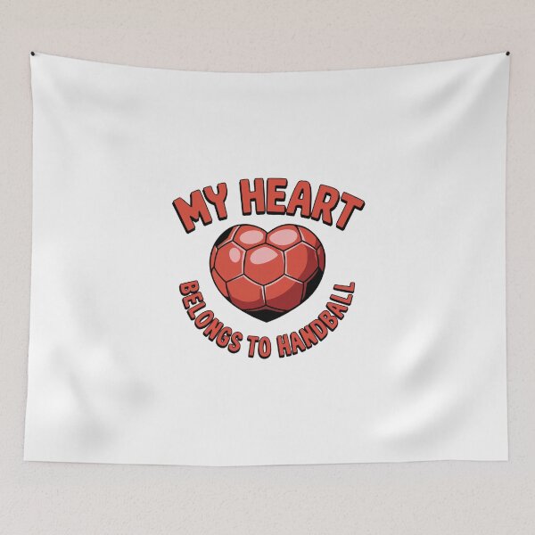 Item preview, my heart belongs to handball designed and sold by jkrphoto.