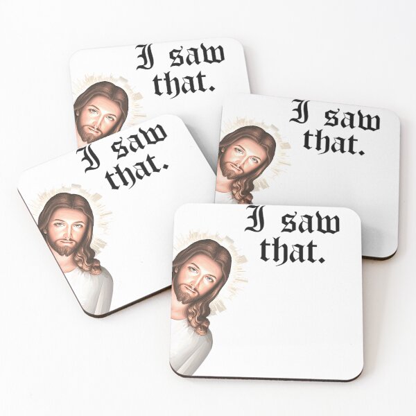 Item preview, Jesus 'I Saw That' Meme – Hilarious Divine Observation Design designed and sold by atenyos.