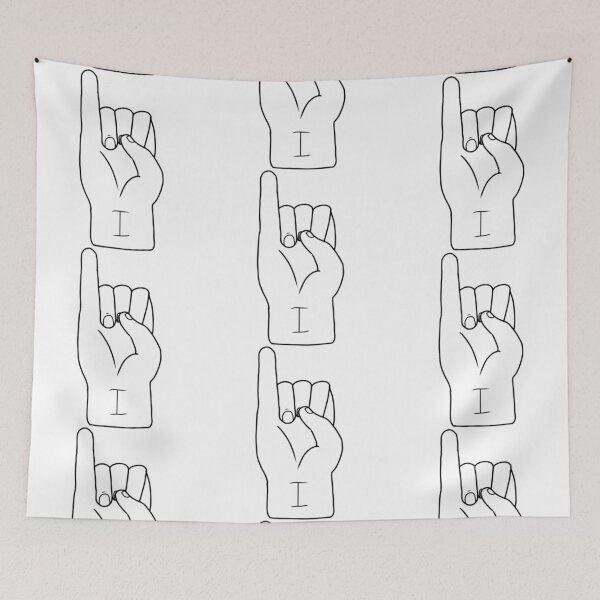 Item preview, ASL letter I designed and sold by Artistkhg.