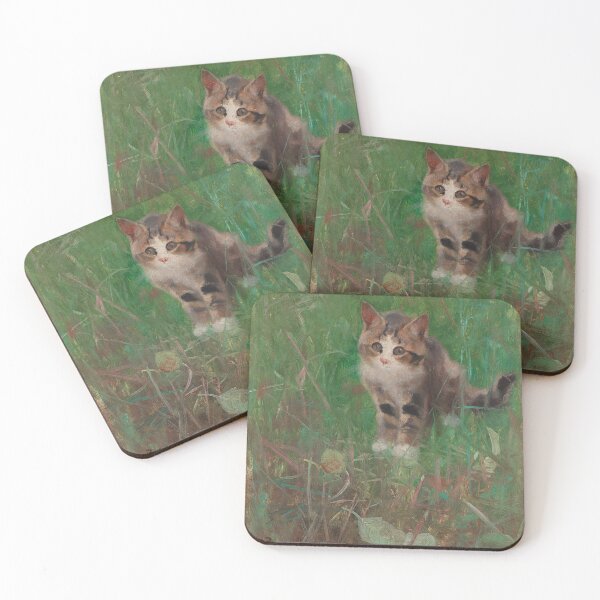 Item preview, Tabby Cat Vintage painting designed and sold by botanicalworks.