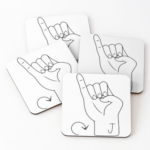 Item preview, ASL letter J designed and sold by Artistkhg.