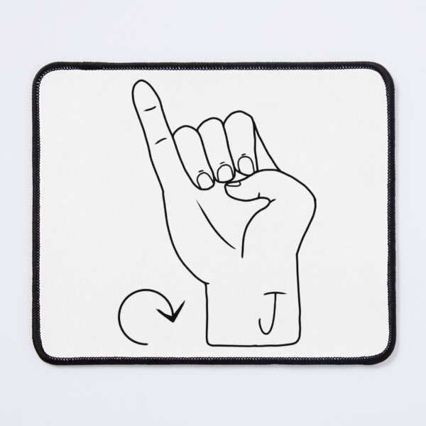 Item preview, ASL letter J designed and sold by Artistkhg.