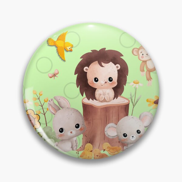 Item preview, Cute Animal Friends -Green Background designed and sold by tomorrowsart.