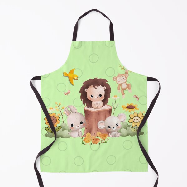 Item preview, Cute Animal Friends -Green Background designed and sold by tomorrowsart.